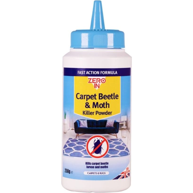 Zero In Carpet Beetle and Moth Killer Powder 250g | ZER986
