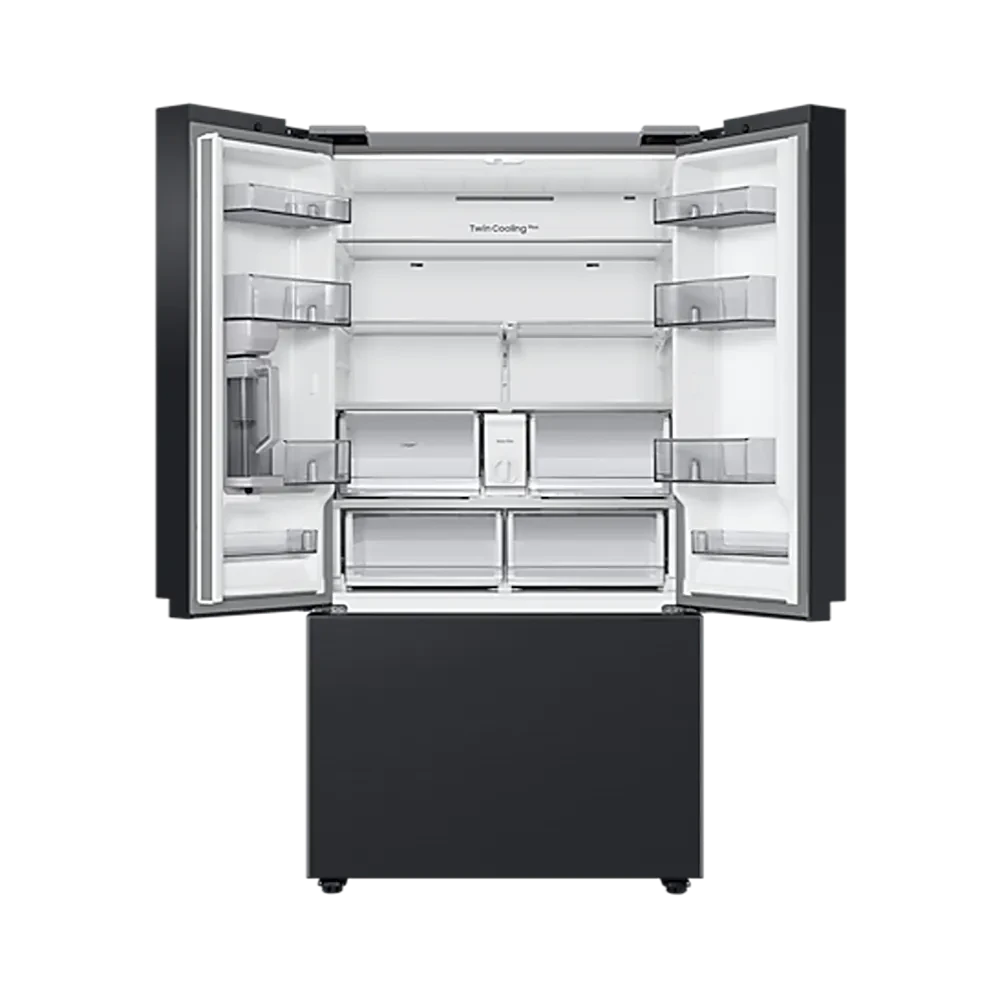 Samsung Bespoke French Style Fridge Freezer with Autofill Water Pitcher - Black | RF24BB620EB1EU