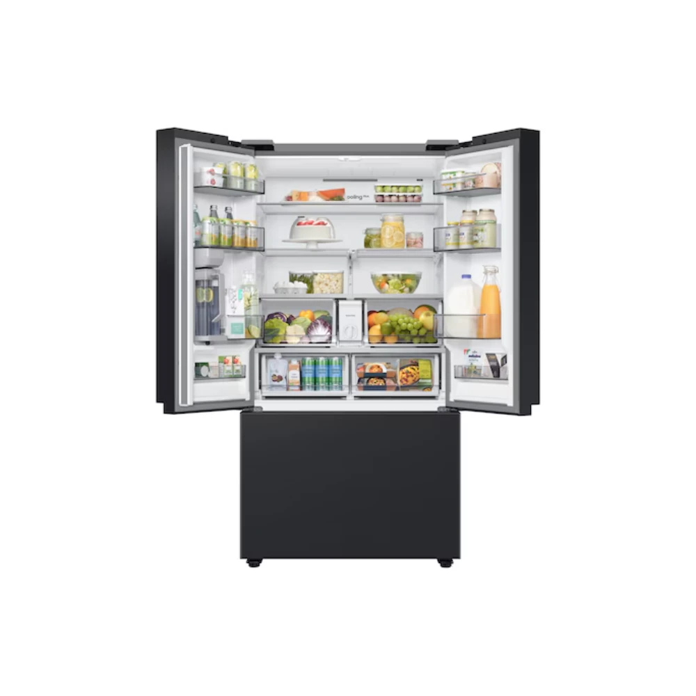 Samsung Bespoke French Style Fridge Freezer with Autofill Water Pitcher - Black | RF24BB620EB1EU
