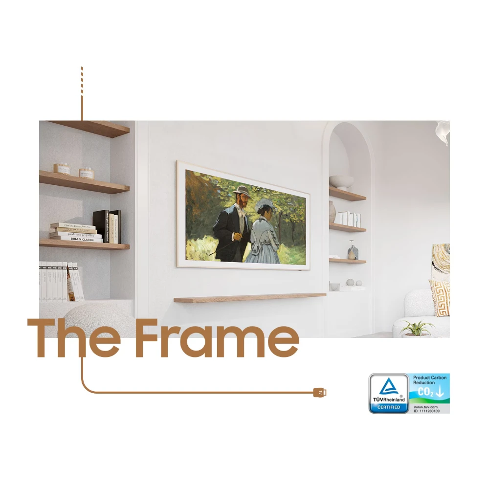 Samsung 43 Inch LS03F QLED 4K Smart Frame TV (2025) | QE43LS03FAUXXU