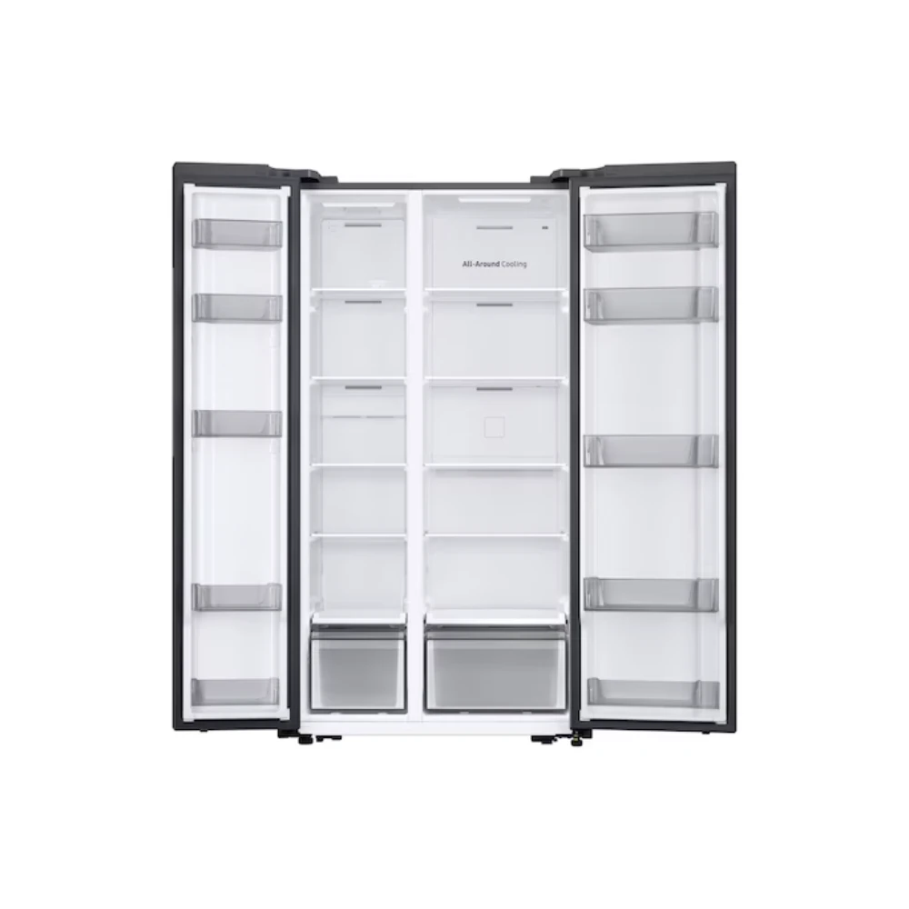 Samsung Series 6 SpaceMax American Style Smart Fridge Freezer - Gentle Silver | RS57DG400EM9/EU