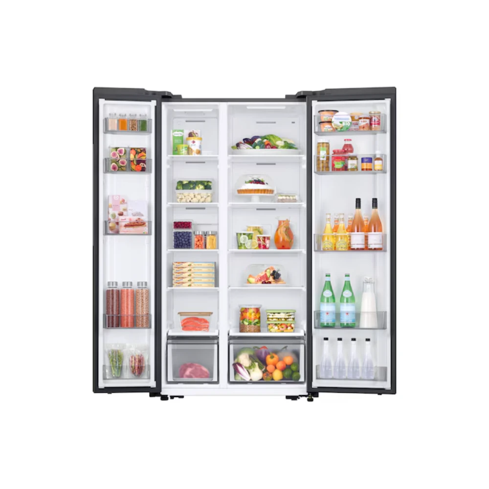 Samsung Series 6 SpaceMax American Style Smart Fridge Freezer - Gentle Silver | RS57DG400EM9/EU