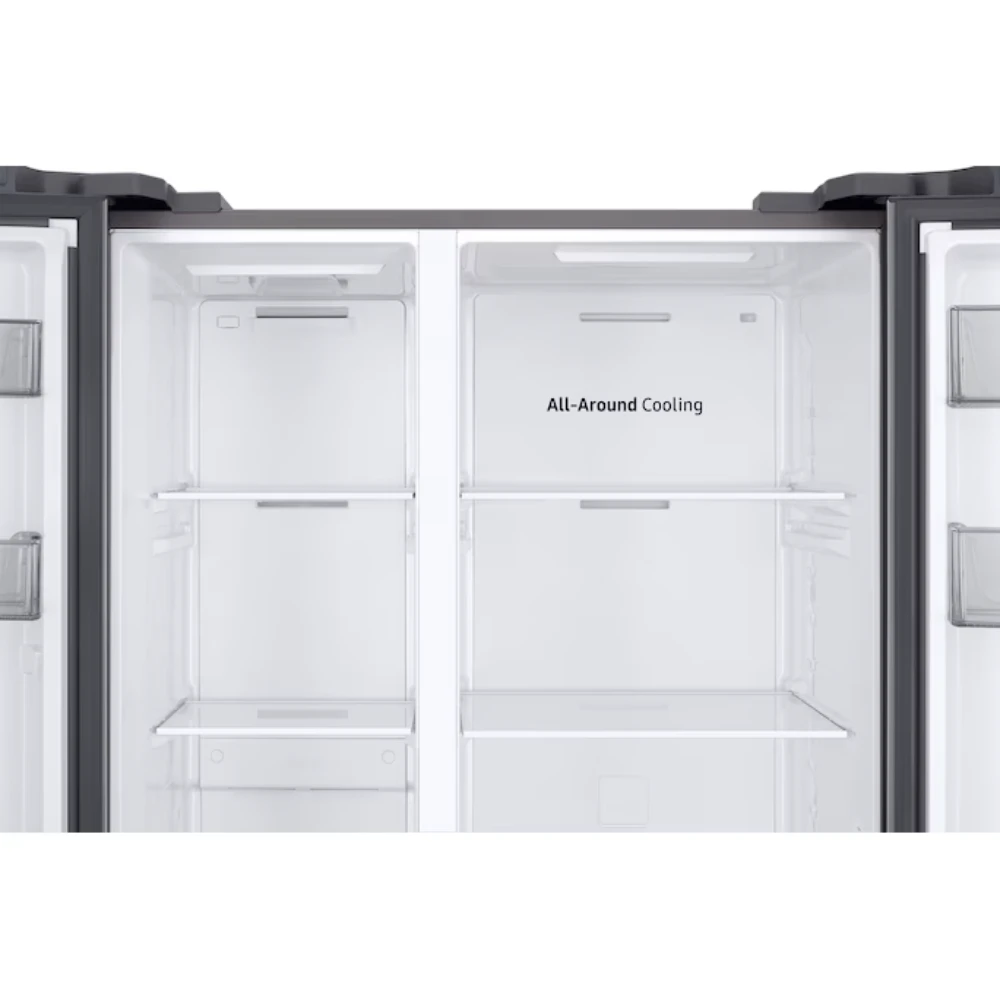 Samsung Series 6 SpaceMax American Style Smart Fridge Freezer - Gentle Silver | RS57DG400EM9/EU