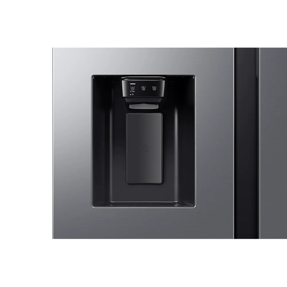 Samsung Series 6 SpaceMax Bespoke AI 640L SBS American Fridge Freezer - Silver | RS70F64KETEU