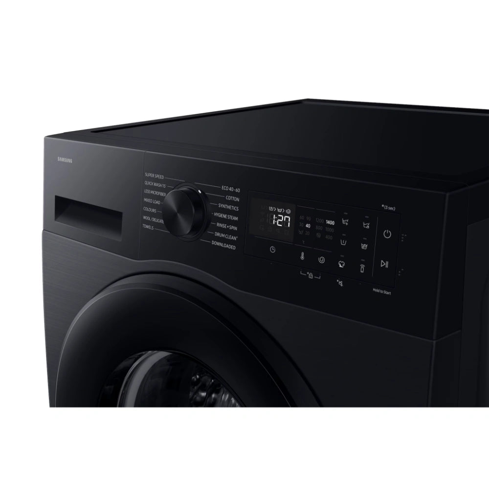 Samsung Series 5 10kg 1400 Spin AI Washing Machine - Black | WW10FG5U34ABEU