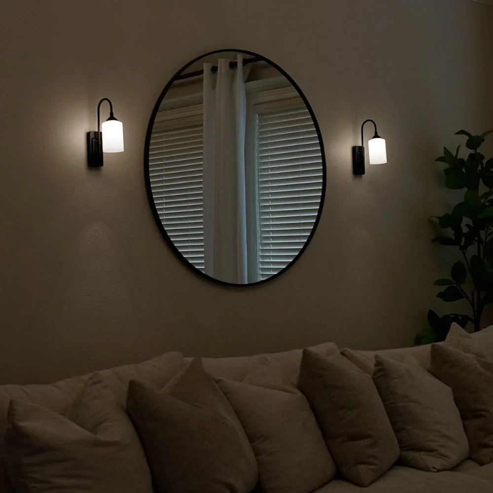 JML Smart Sconce Wireless Wall Light Battery Operated - Black | A002453