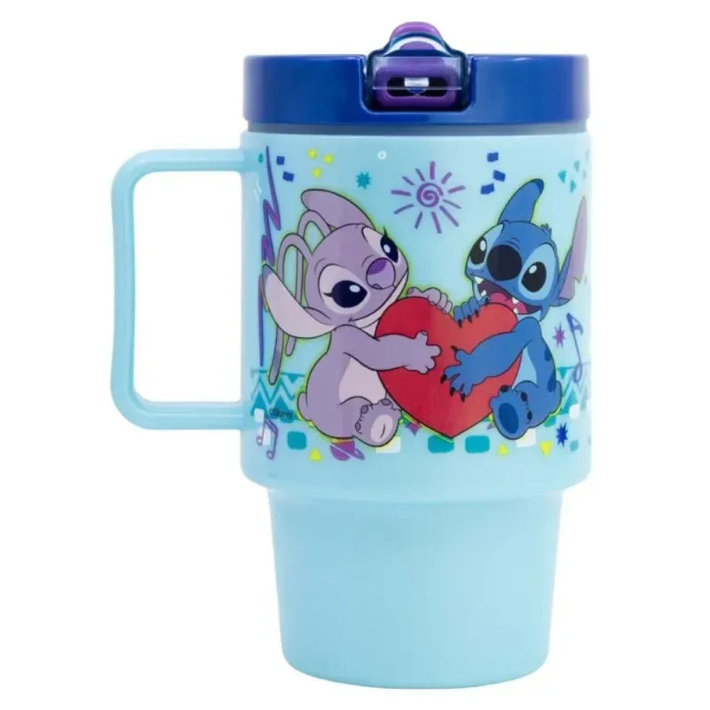 Stitch Licensed Water Bottle with handle 530ml | STO75056