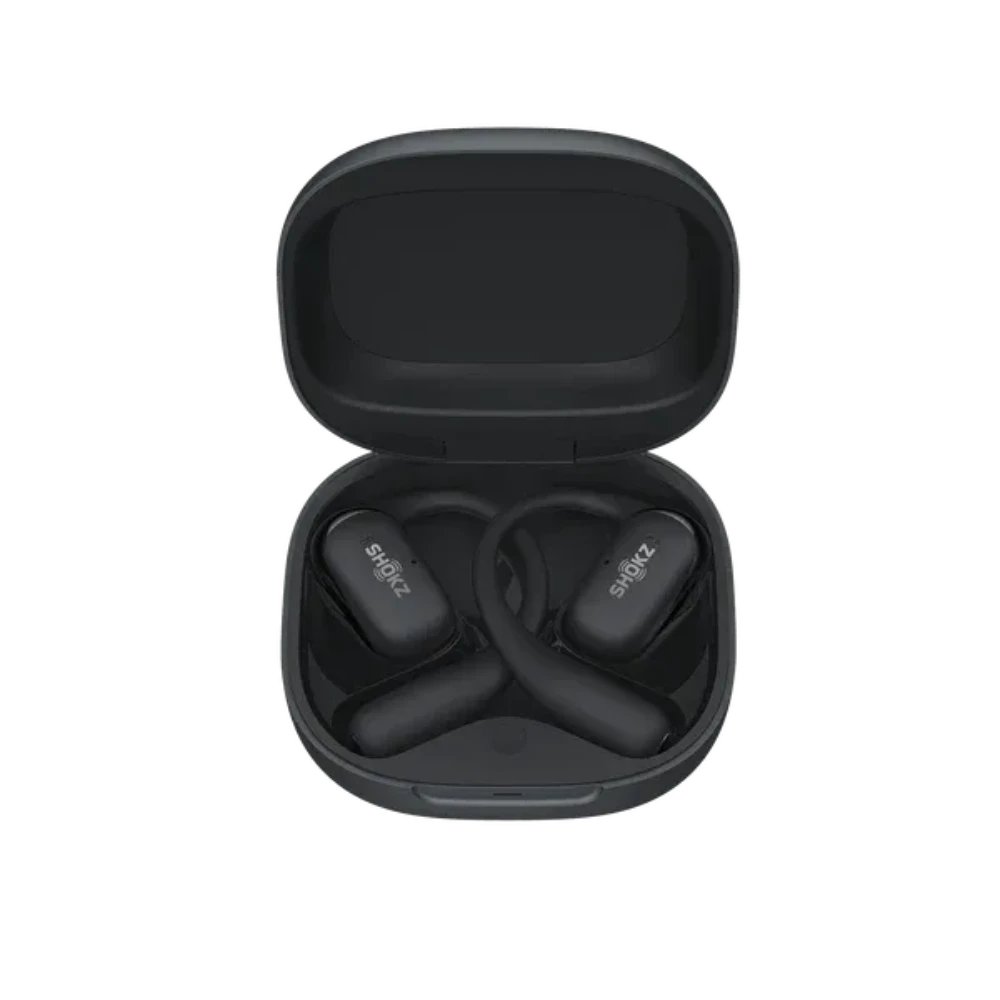 Aftershokz Shokz OpenFit 2 Open Ear Wireless Earbuds - Black | 38-T920-ST-BK