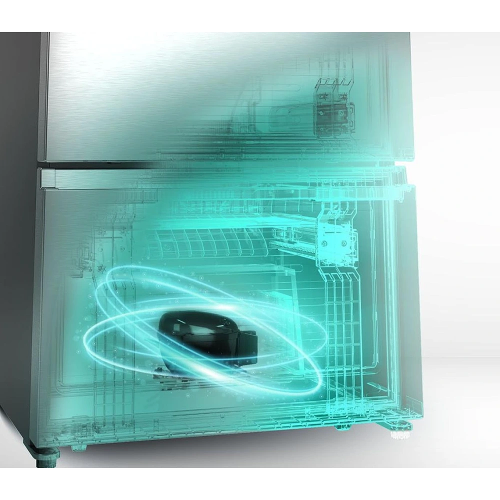 Hisense 70cm Wide French Door American Fridge Freezer - Stainless Steel | RF632N4WIE