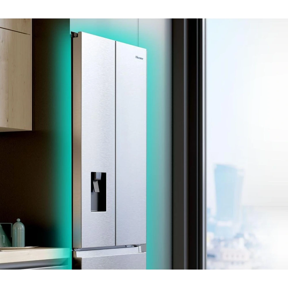 Hisense 70cm Wide French Door American Fridge Freezer - Stainless Steel | RF632N4WIE