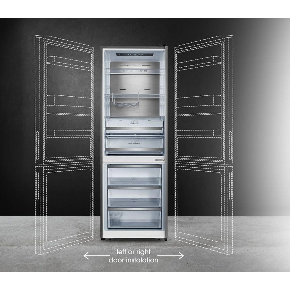 Hisense 70cm Wide French Door American Fridge Freezer - Stainless Steel | RF632N4WIE