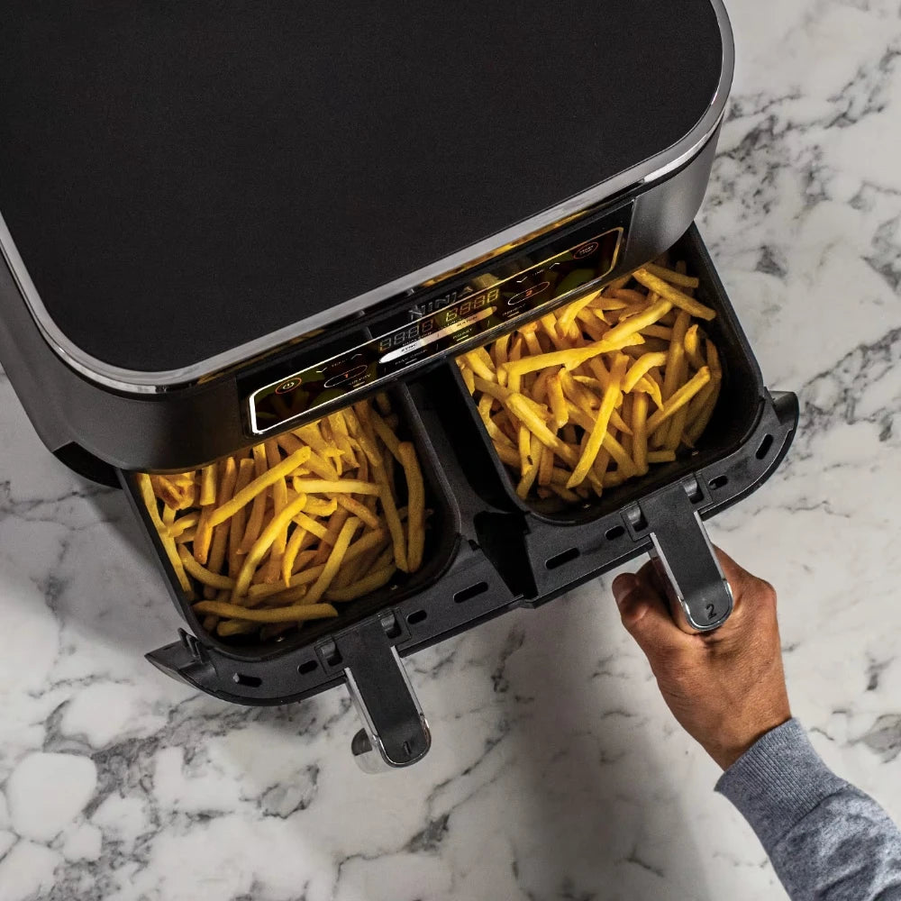 Ninja Foodi 4 in 1 Dual Zone Air Fryer 7.6 LItre - Black | AF200UK