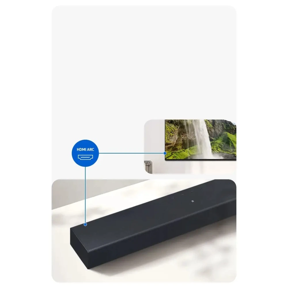 Samsung B400F B Series 2.0ch Soundbar with Speakers - Titan Black | HW-B400F/XU