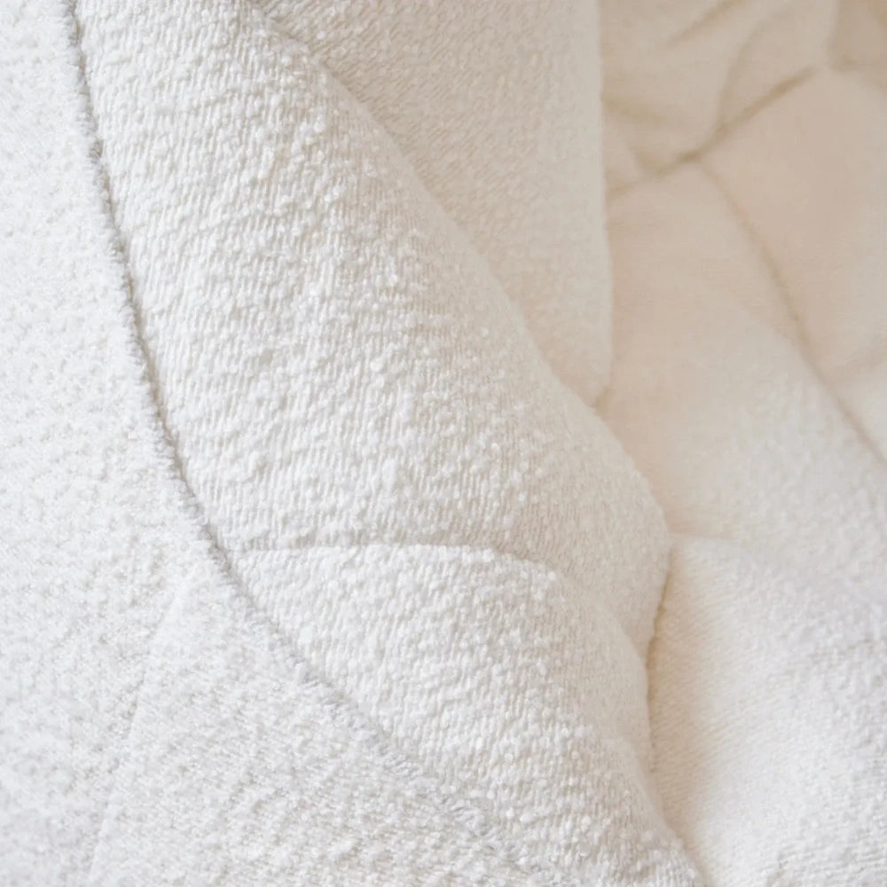 Elephant Boucle Chair Bean Bag - Cream | EBOCRM20