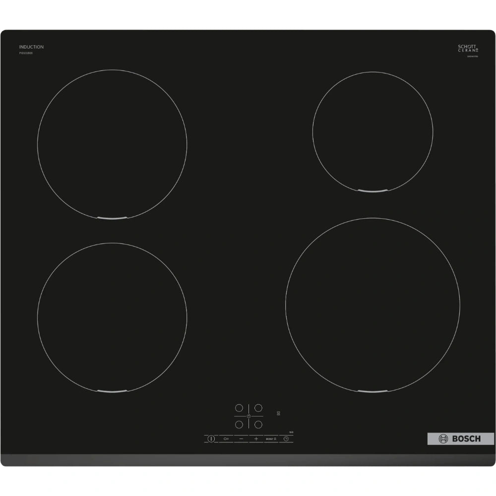 Bosch Series 4 60cm Built-In Induction Hob - Black 