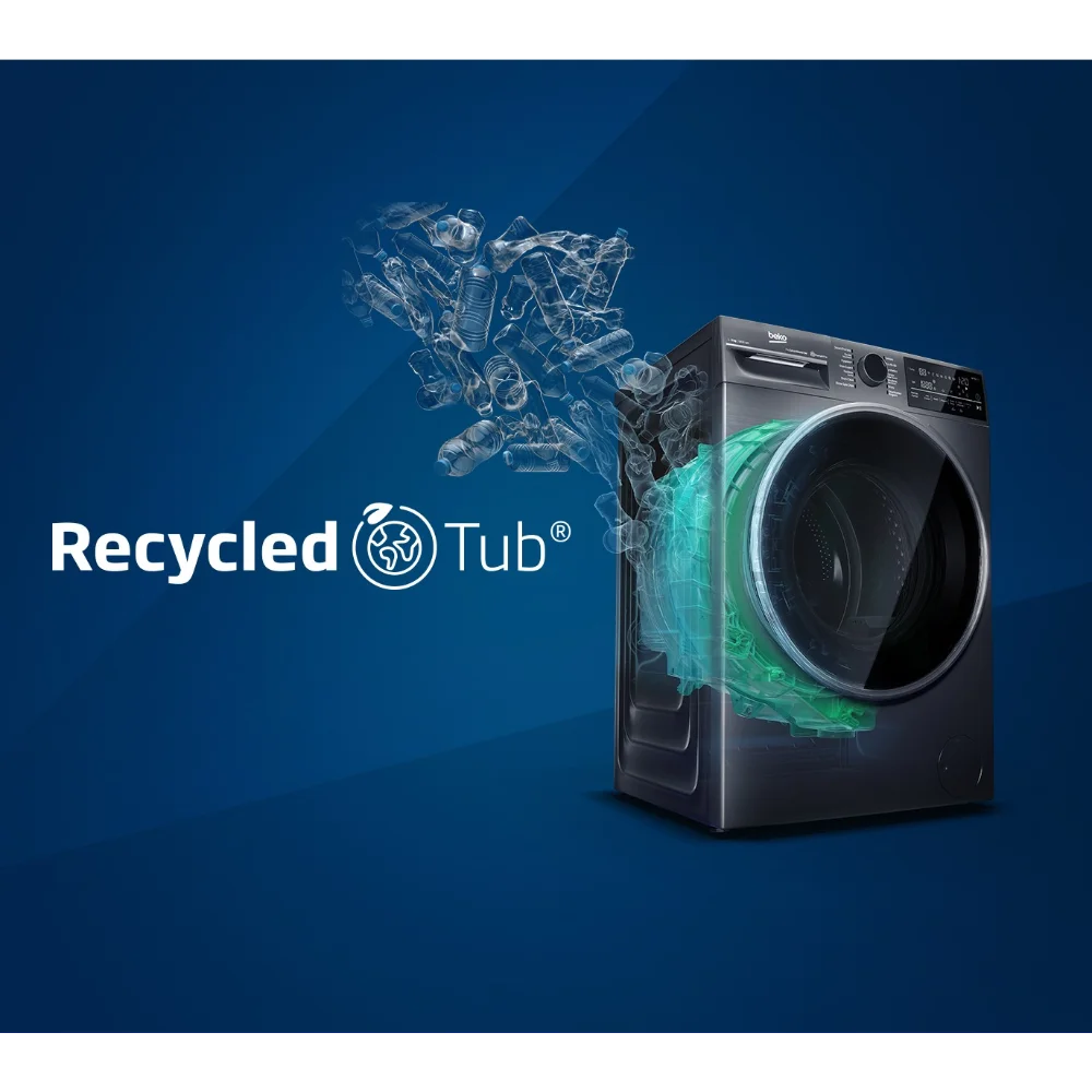 BEKO Pro EnergySpin 9kg 1400 Spin Washing Machine - Anthracite | BM3WT4941IA