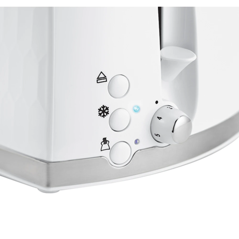 Russell Hobbs Honeycomb 2 Slice Toaster - White | 26060