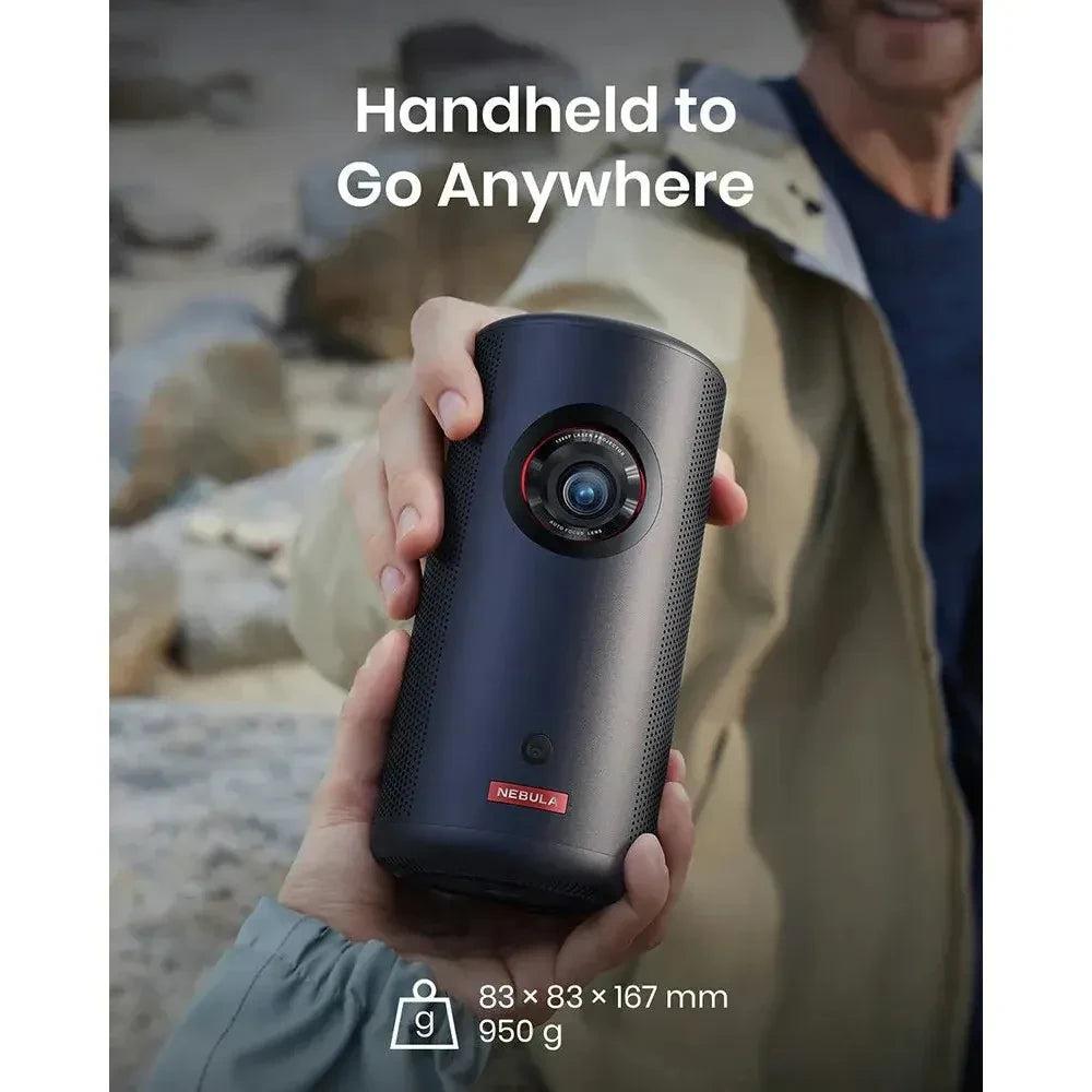 Nebula Capsule 3 Mini Portable Laser Projector - Black | D2426212