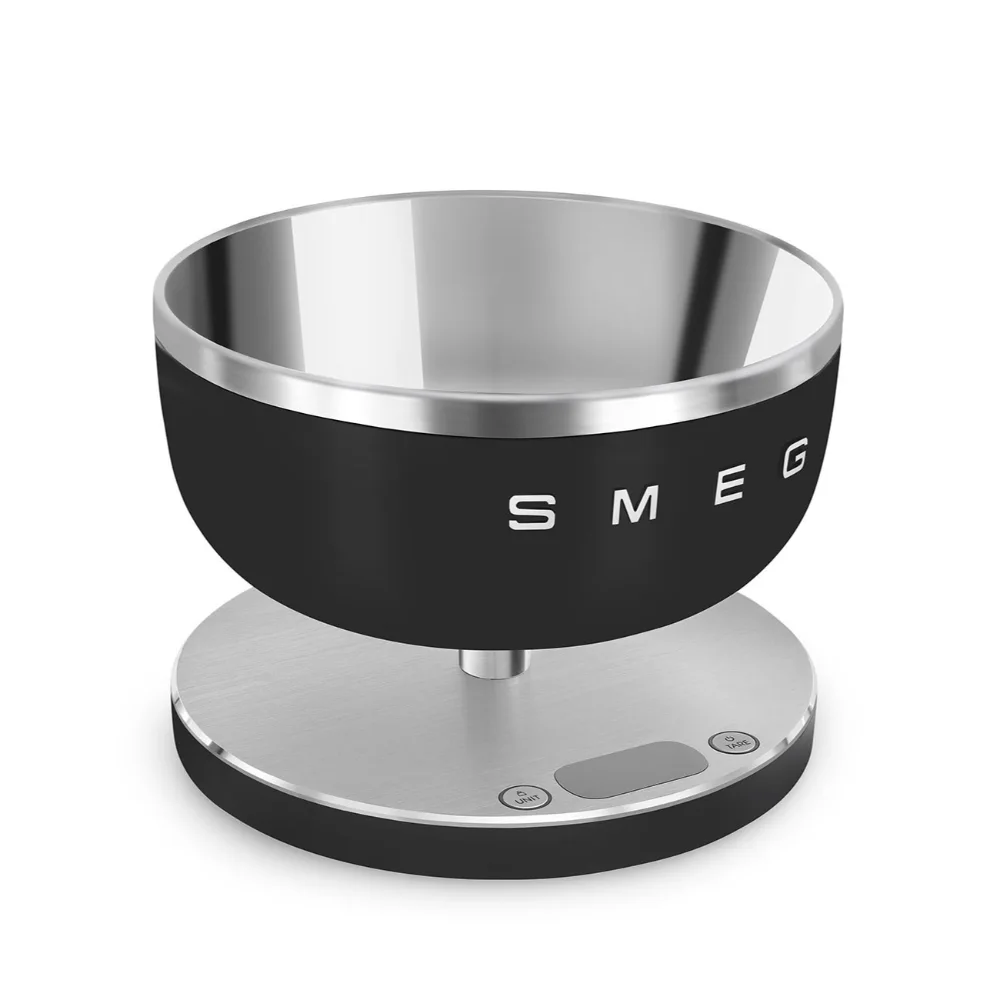 Smeg 50's Style Digital Kitchen Scales - Matte Black | KSC01BLMWW