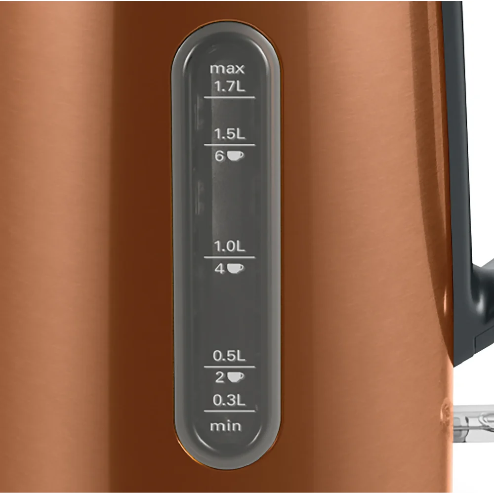 BOSCH DesignLine Plus Cordless Jug Kettle - Copper | TWK4P439GB