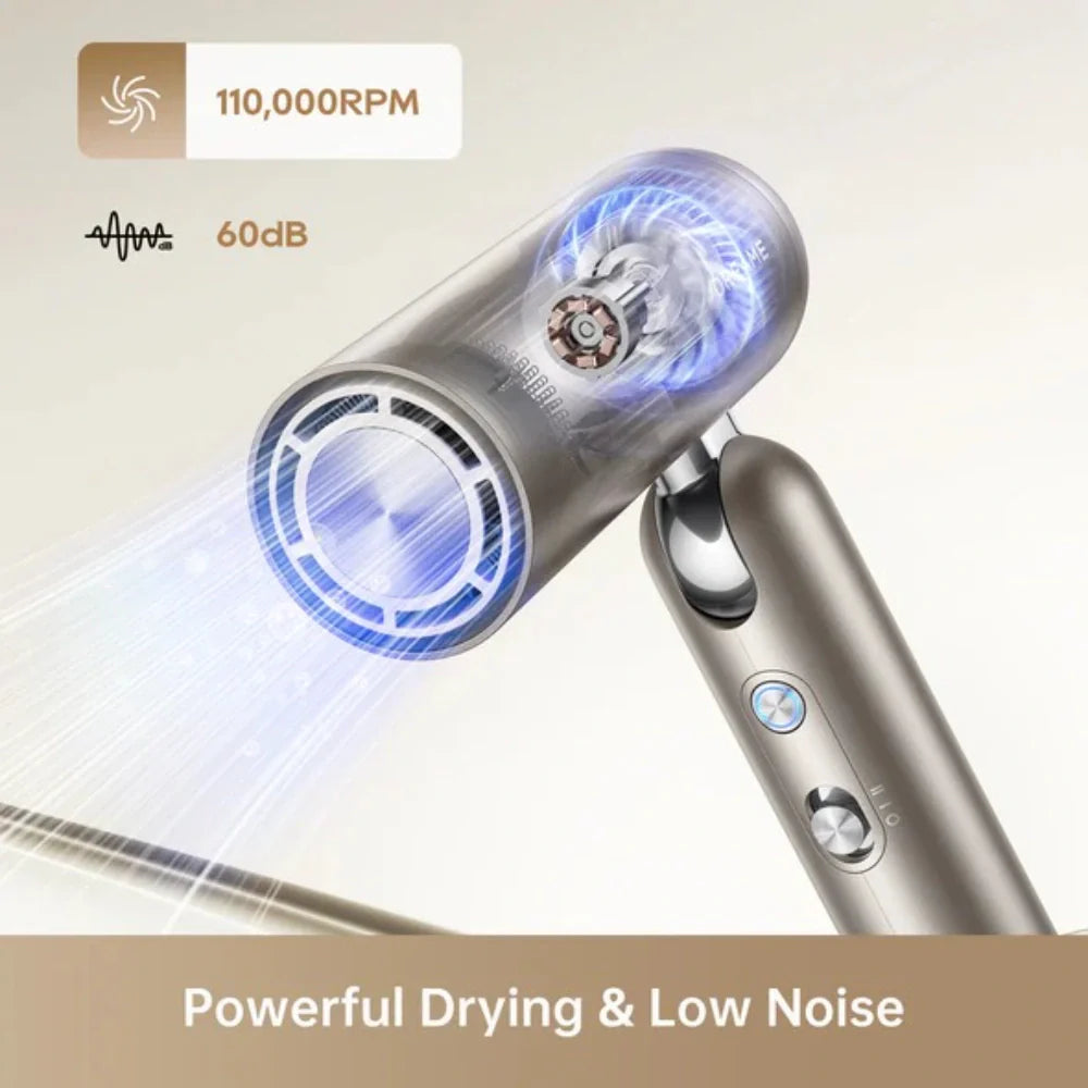 Dreame Pocket High Speed Hair Dryer - Gold | AHD51-NGOLD