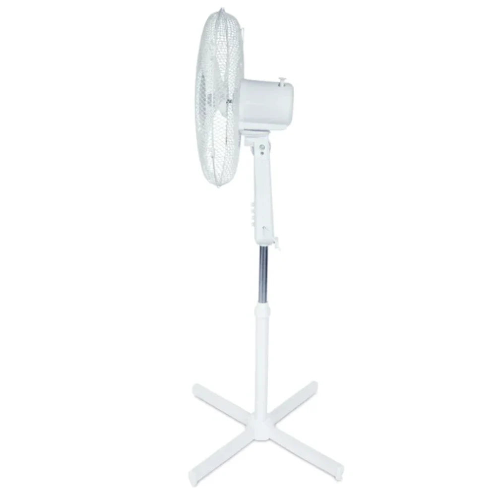 Trebs 16" Pedestal Fan on Stand - White | 99382