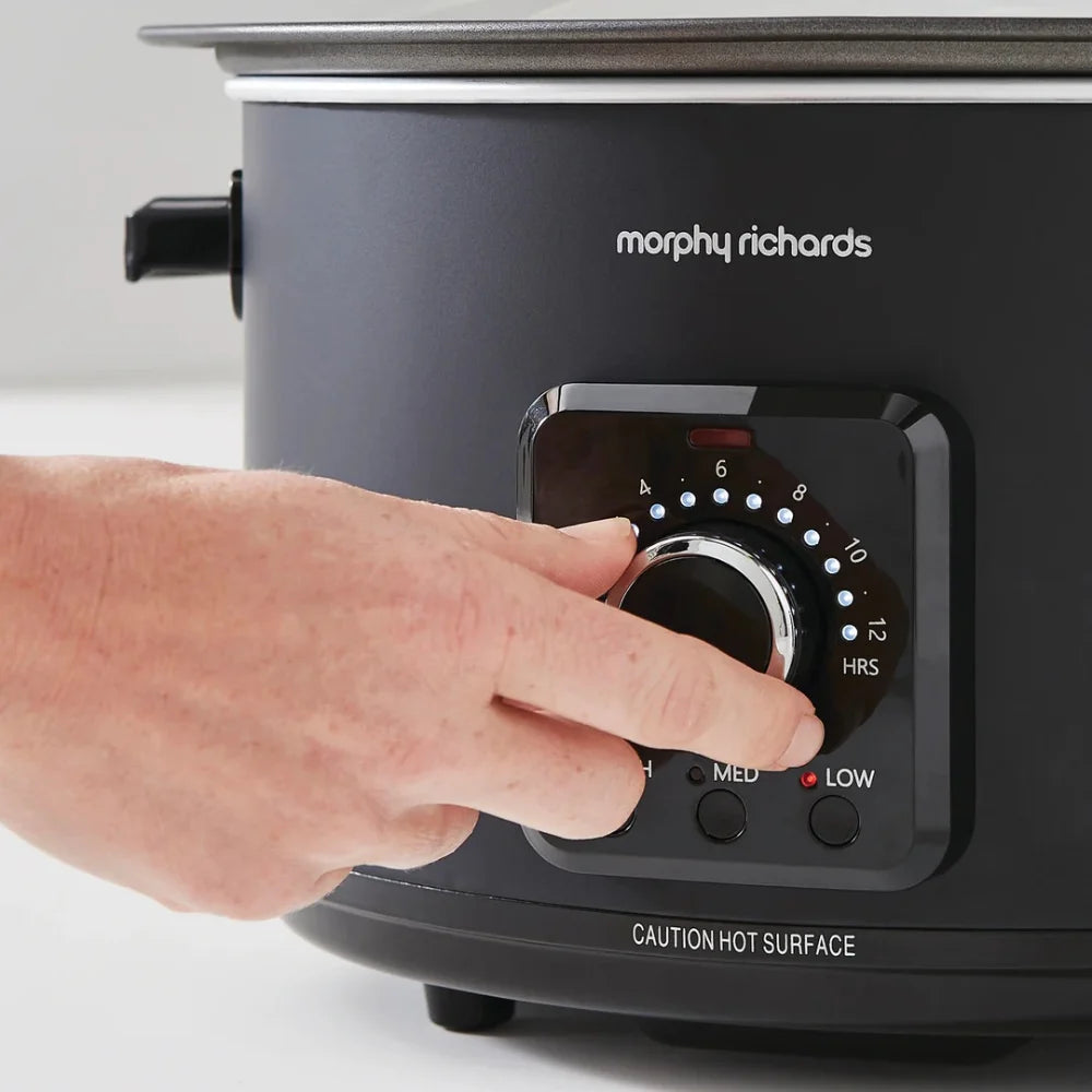 Morphy Richards 6.5 Litre Easy Time Slow Cooker - Black | 461021