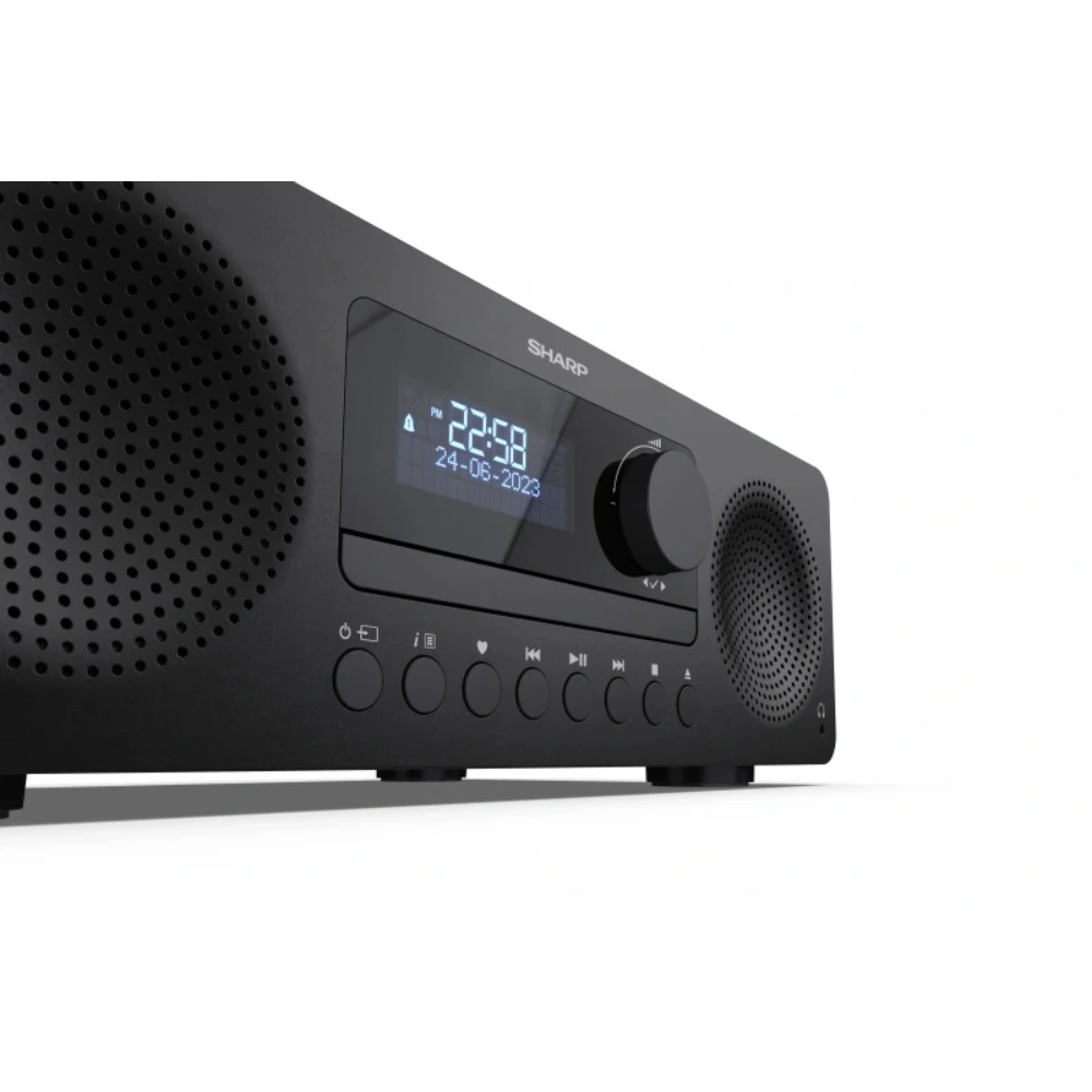 Sharp Tokyo All In One Dab System FM Radio - Black | SXL-B720