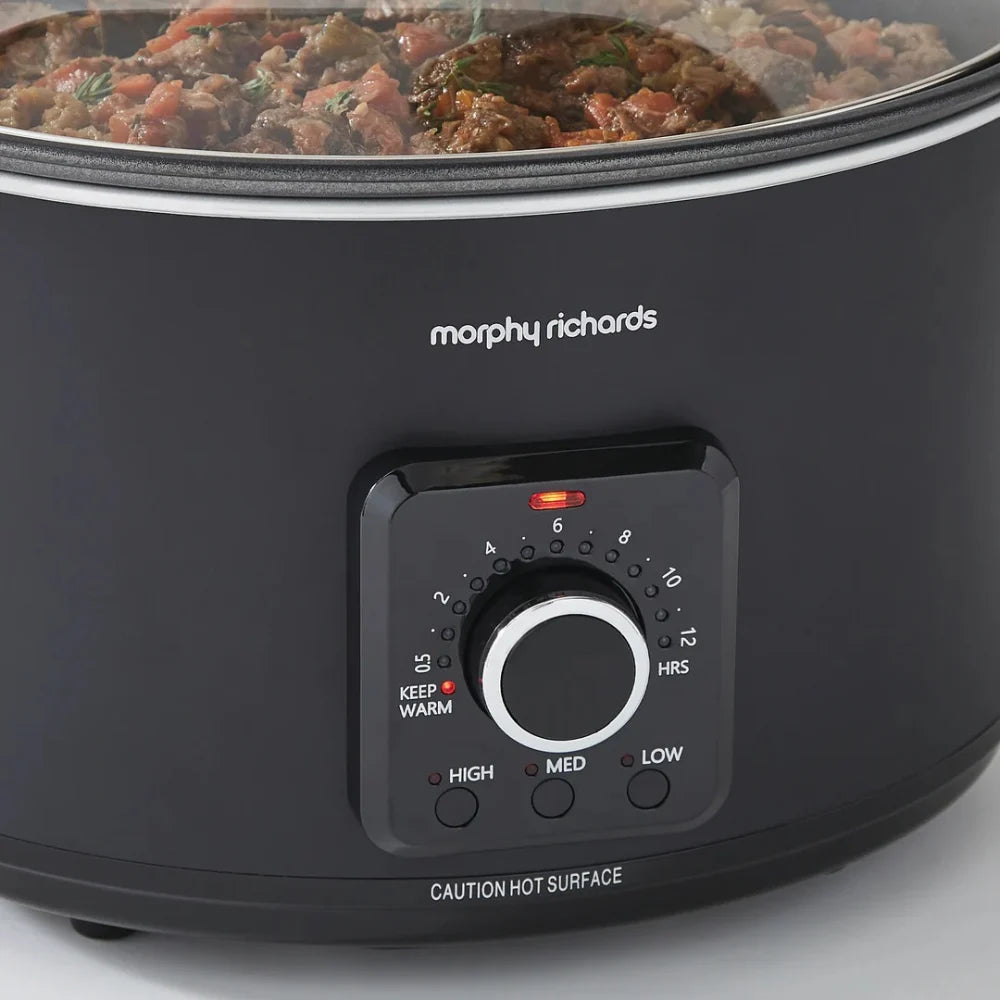Morphy Richards 6.5 Litre Easy Time Slow Cooker - Black | 461021