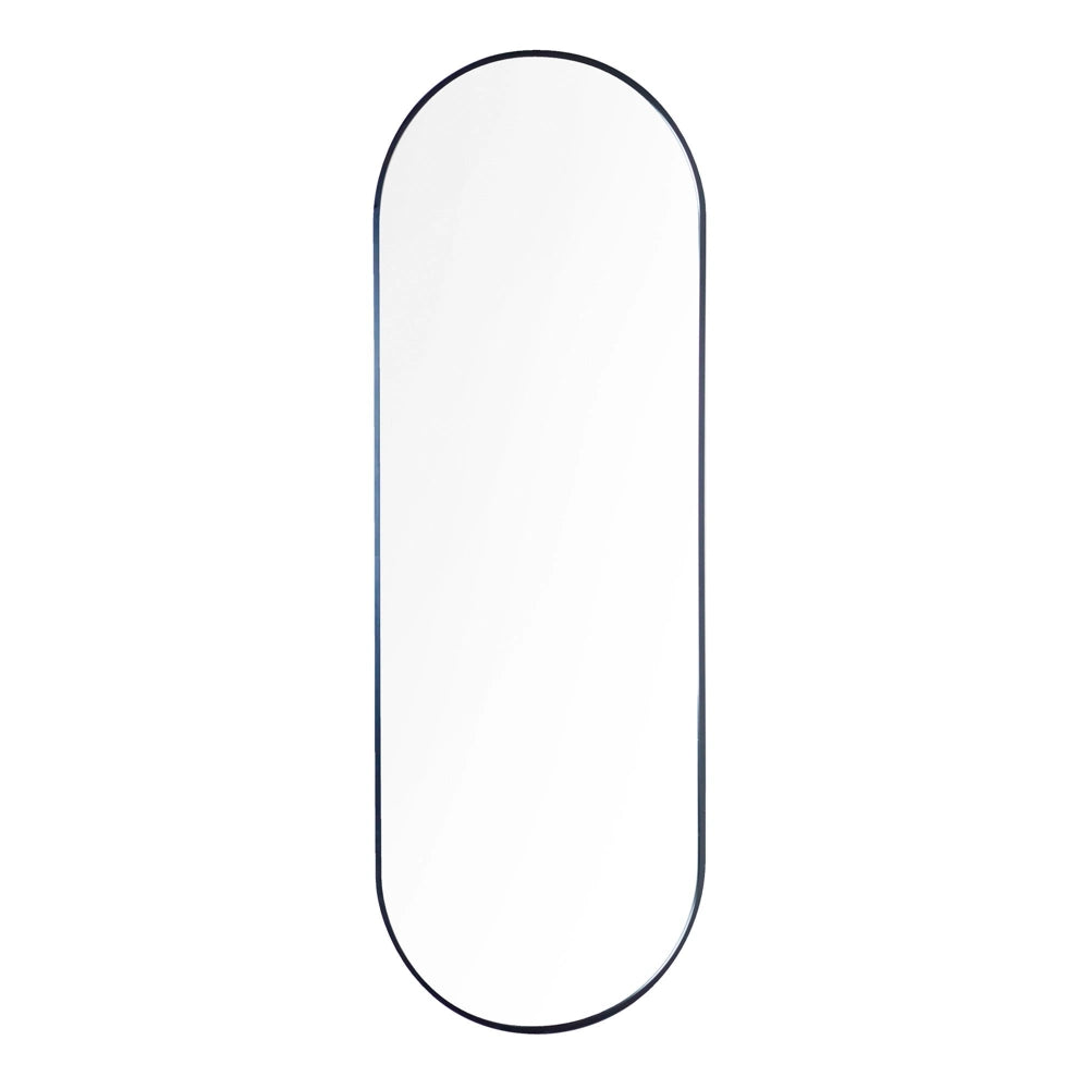 Tara Lane Modena Pill Shape Wall Mirror 40cm x 120cm - Black