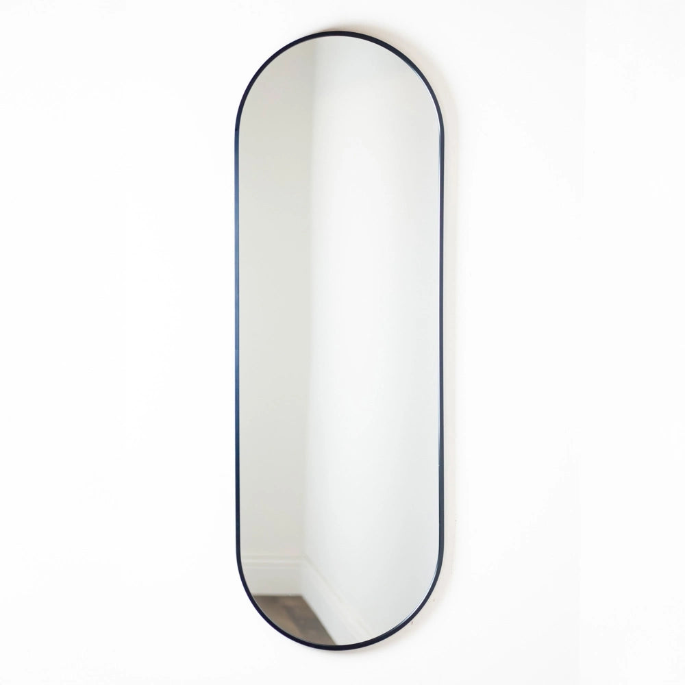 Tara Lane Modena Pill Shape Mirror 40cm x 120cm - Black | TL7233