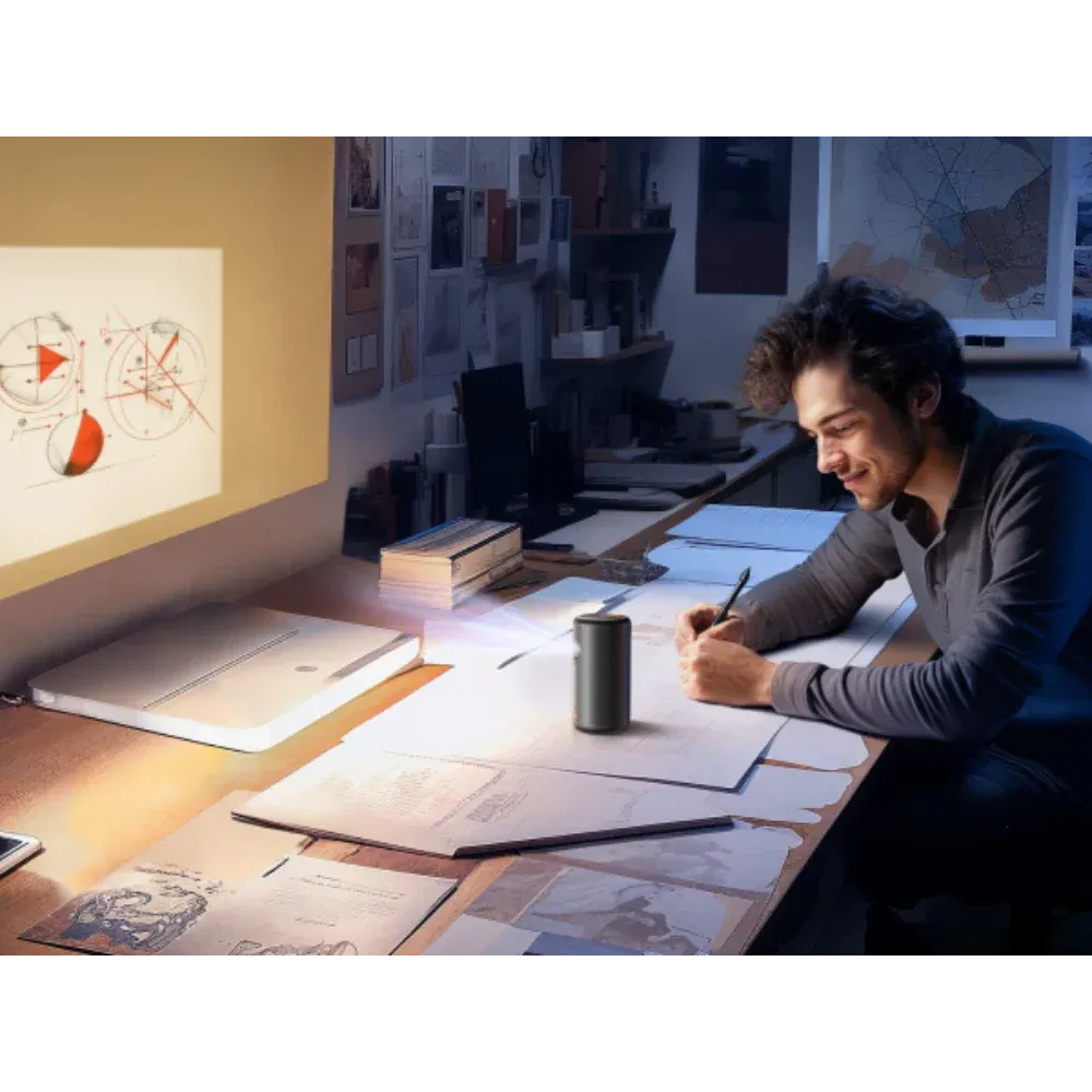 Nebula Capsule 3 1080p Mini Portable Projector with Stand - Black | N2425212