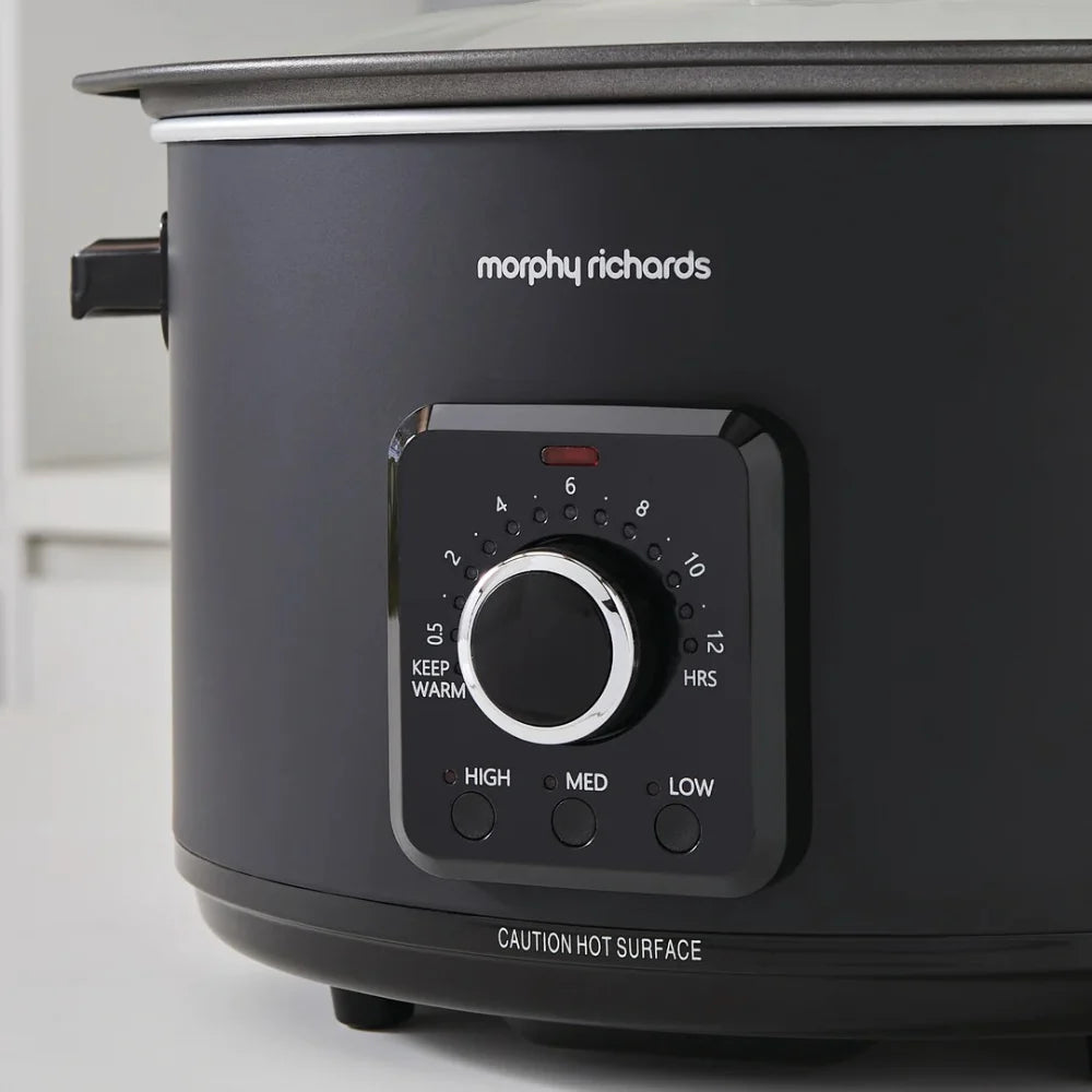 Morphy Richards 6.5 Litre Easy Time Slow Cooker - Black | 461021