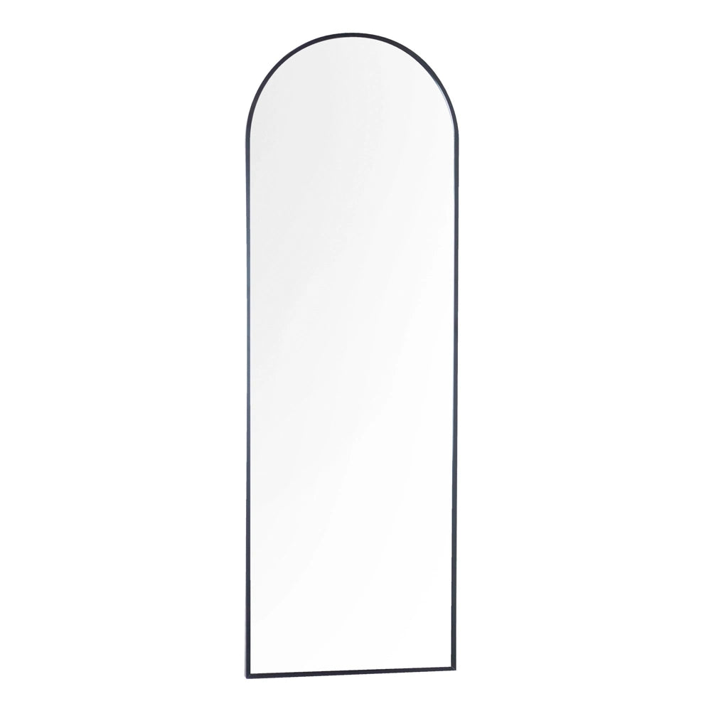 Tara Lane Modena Arch Wall Mirror 40cm x 120cm - Black 