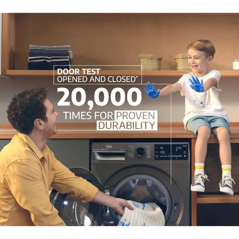 Beko Integrated WiFi 9 kg 1400 Spin Washing Machine - White | WTIK94121F