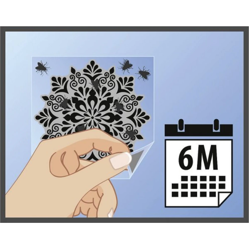 Aeroxon Window Fly Sticker Killer 4 Pack Decorative | AX07