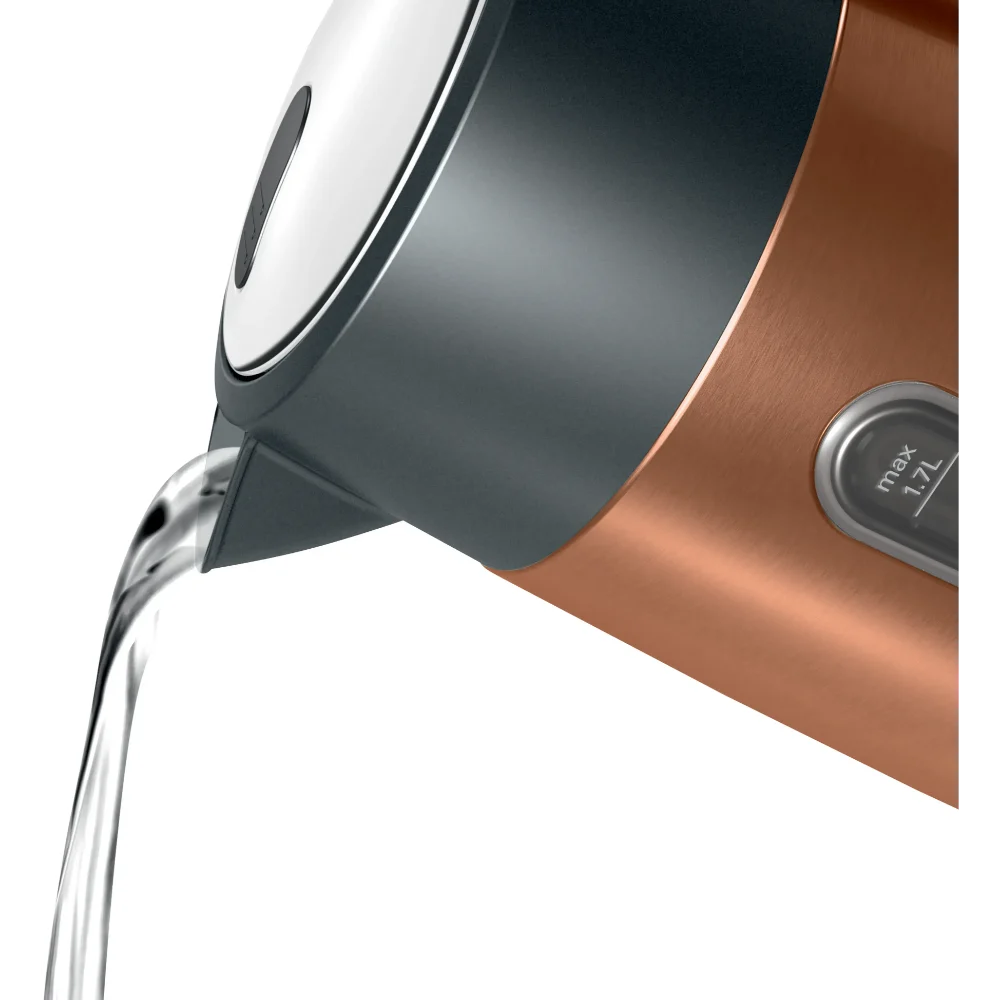 BOSCH DesignLine Plus Cordless Jug Kettle - Copper | TWK4P439GB