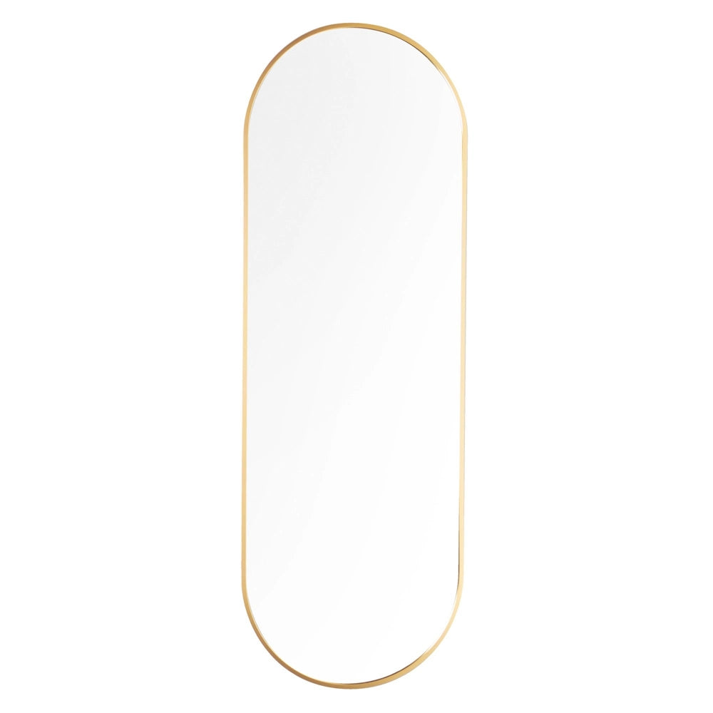 Tara Lane Modena Pill Shape Mirror 40cm x 120cm - Gold | TL7232