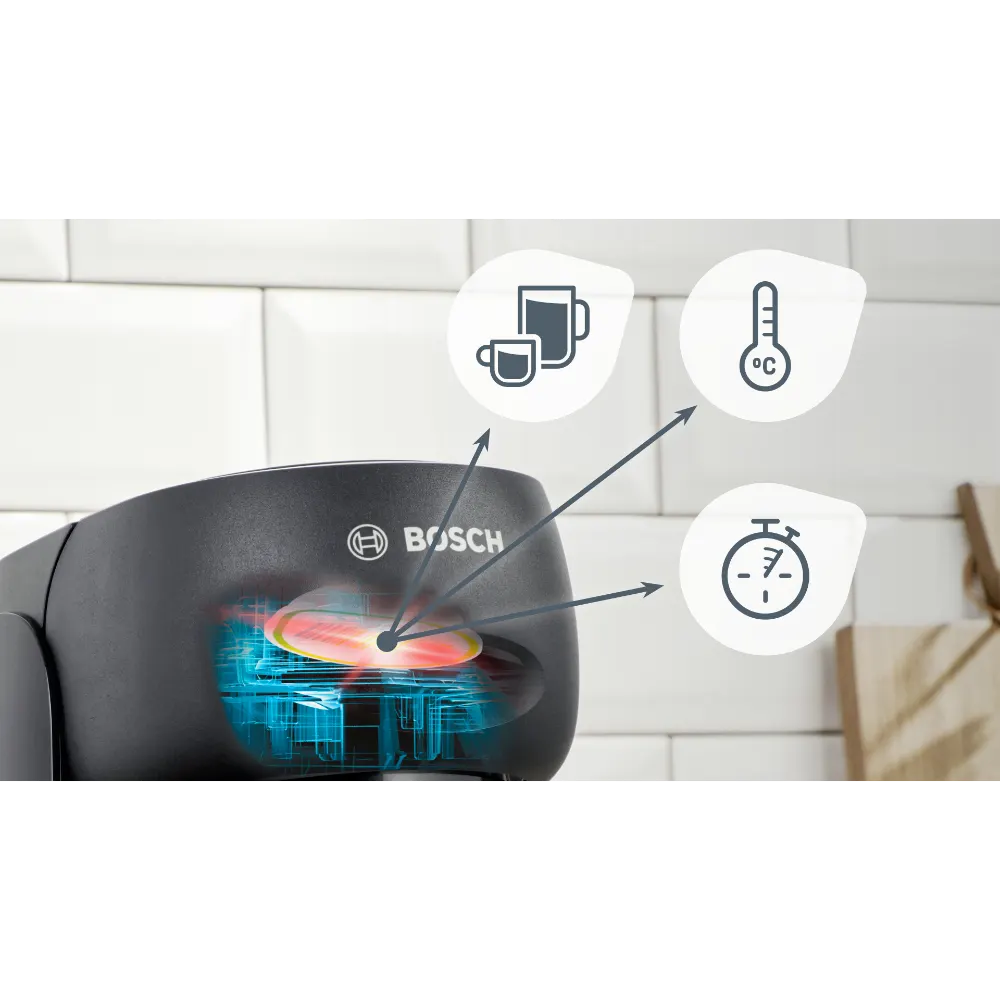 Bosch Tassimo Happy Pod Coffee Machine - Cream/Black | TAS1007GB