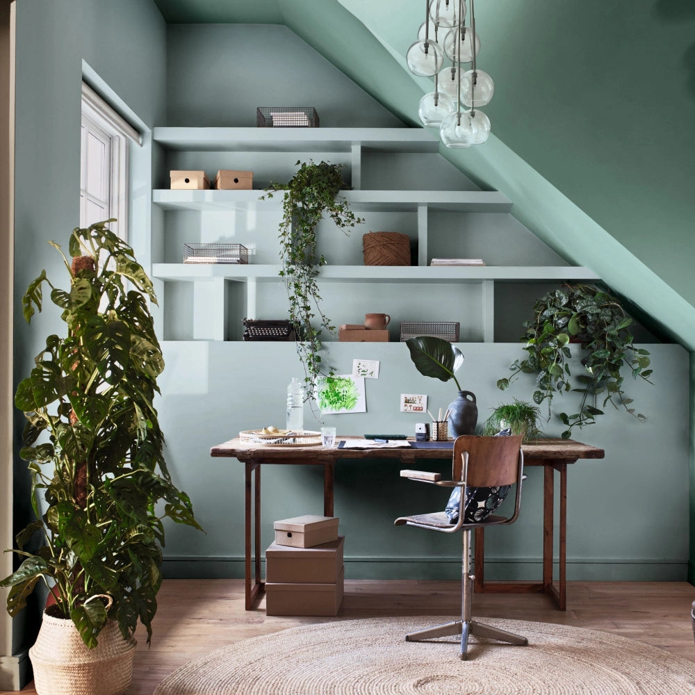 Dulux Aquamax Satinwood Water Based 750ml Wood and Metal Paint - Coastal Grey | 5918737