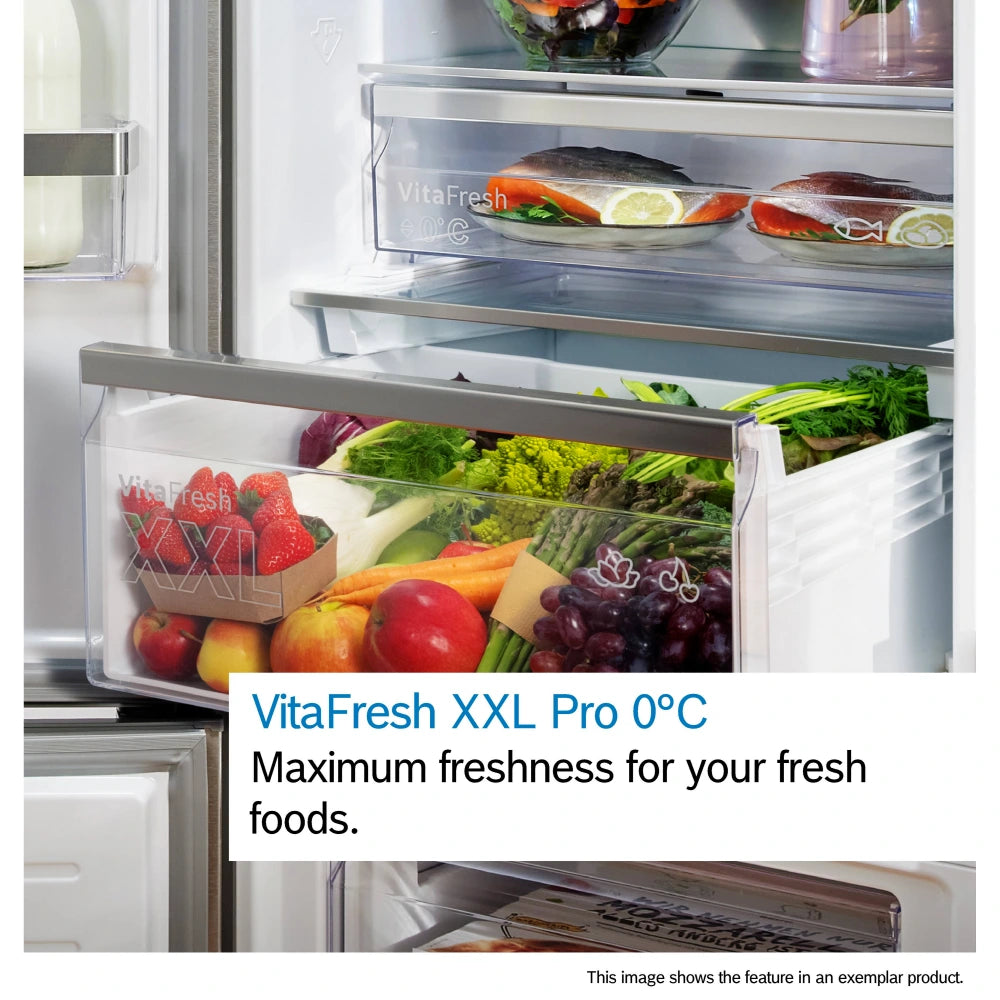 Bosch Series 4 70/30 Fridge Freezer - Inox | KGN392LBFG