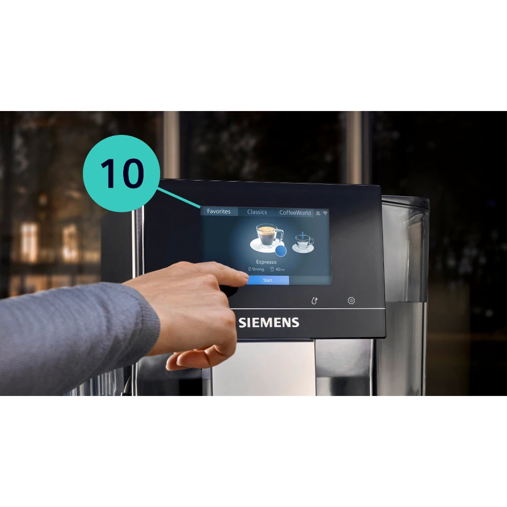 Ex-Display Siemens EQ700 Smart Bean to Cup Coffee Machine - Graphite | TP715GB1