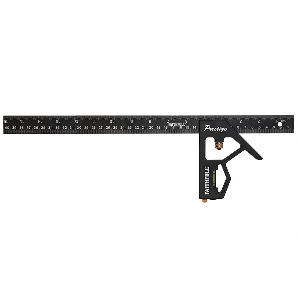 Faithfull Prestige Combination Square Twin Pack 150mm (6in) & 300mm (12in) | XMS22SQTWIN