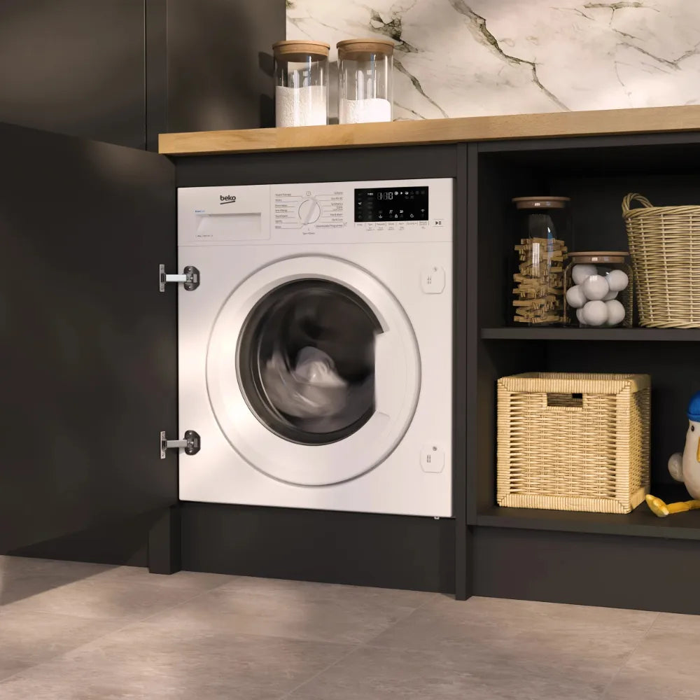Beko Integrated WiFi 9 kg 1400 Spin Washing Machine - White | WTIK94121F