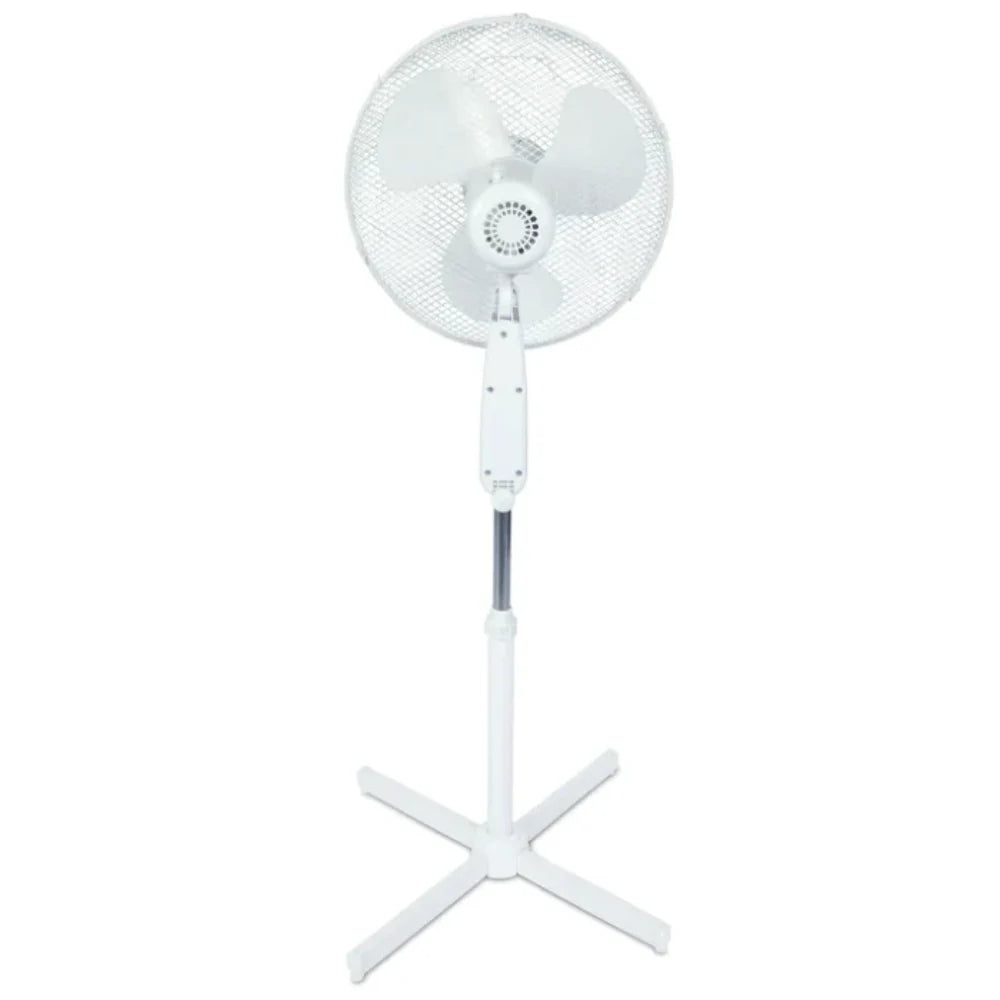 Trebs 16" Pedestal Fan on Stand - White | 99382