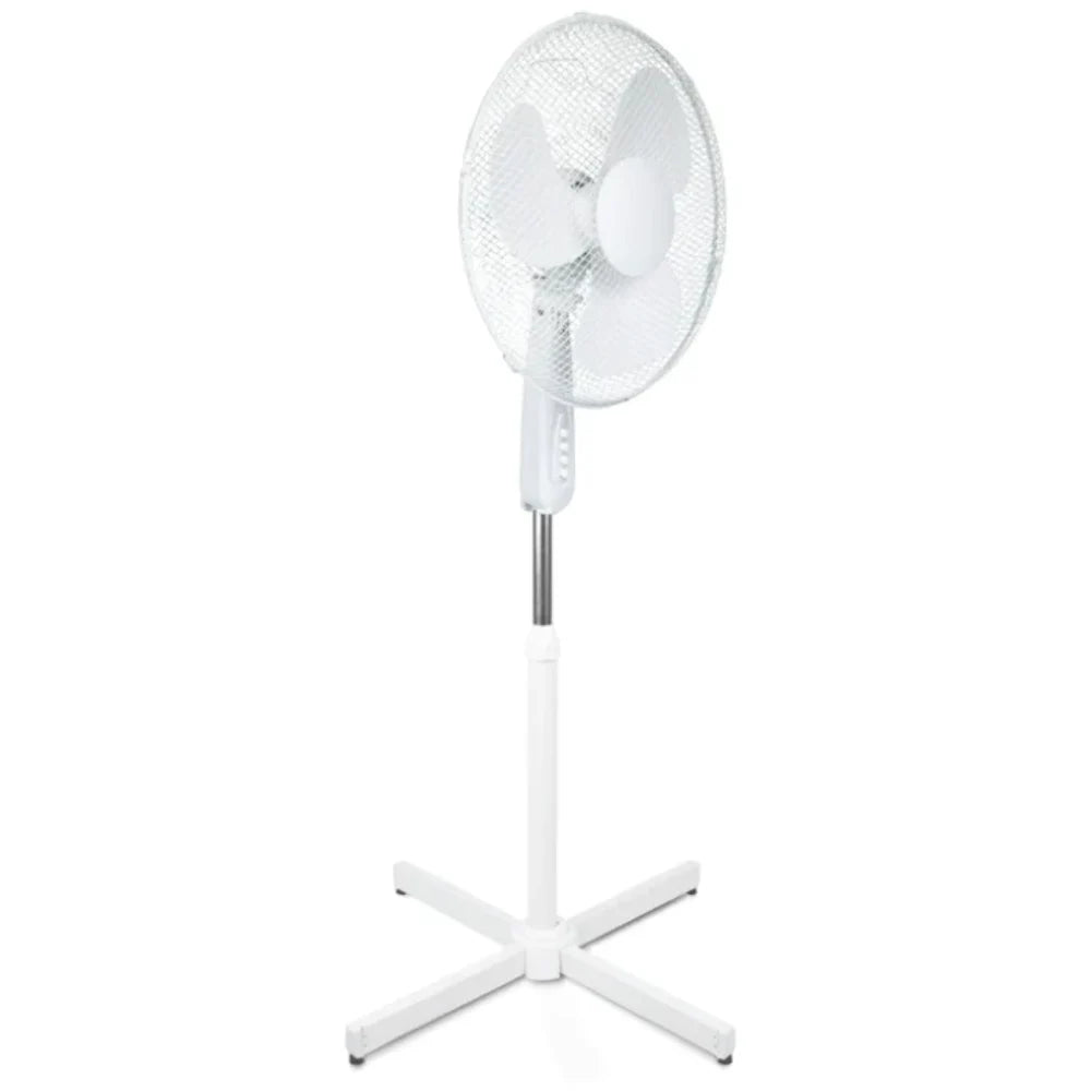 Trebs 16" Pedestal Fan on Stand - White | 99382