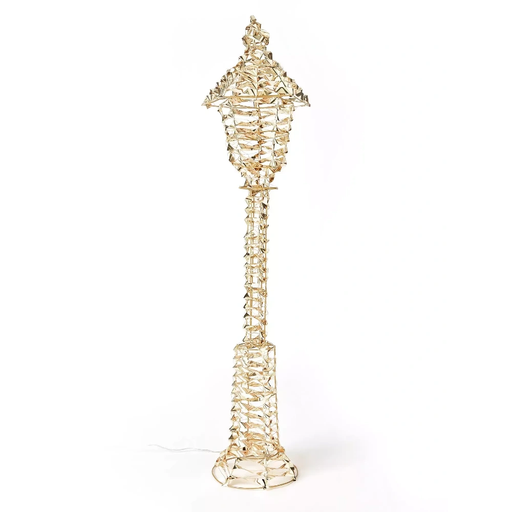 Three Kings Gold Twist Lamp Post - 90cm | 2506041