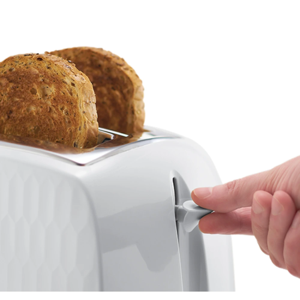 Russell Hobbs Honeycomb 2 Slice Toaster - White | 26060