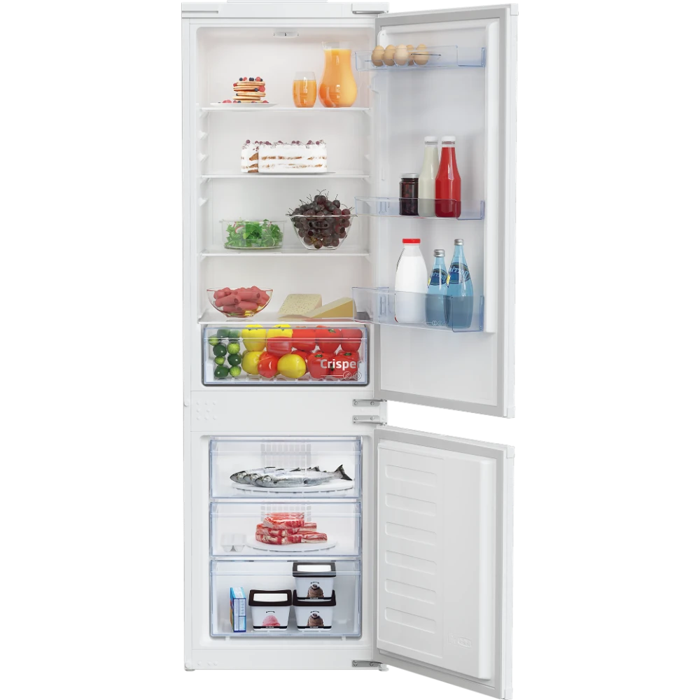 Beko 70/30 Integrated Fridge Freezer Sliding Hinge | BCSM473