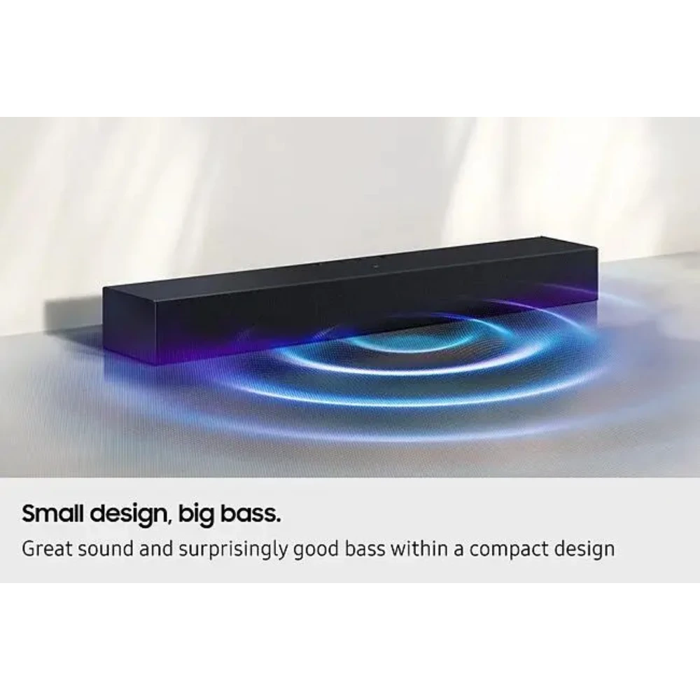 Samsung B400F B Series 2.0ch Soundbar with Speakers - Titan Black | HW-B400F/XU